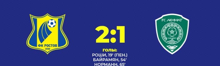 «Ростов» одержал волевую победу над «Ахматом» «Ростов» одержал волевую победу над «Ахматом»