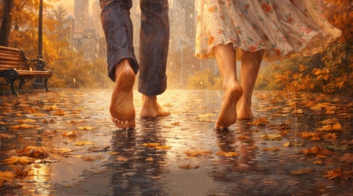 Выход через спальню, или Босиком по парку