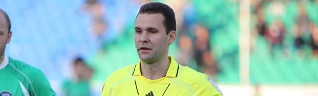 Матч с "Локомотивом" рассудит Турбин Матч с "Локомотивом" рассудит Турбин