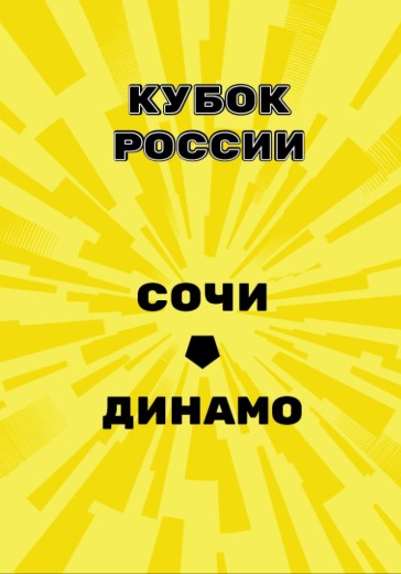 Матч Сочи - Динамо. Кубок России