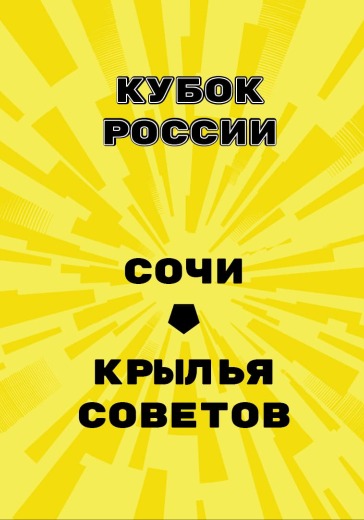 Матч Сочи - Крылья Советов. Кубок России