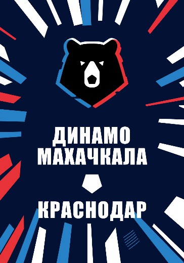 Матч Динамо Махачкала - Краснодар. Российская Премьер Лига