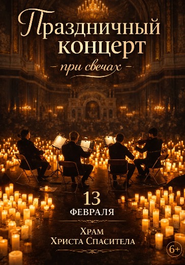 Праздничный концерт при свечах в Москве: билеты